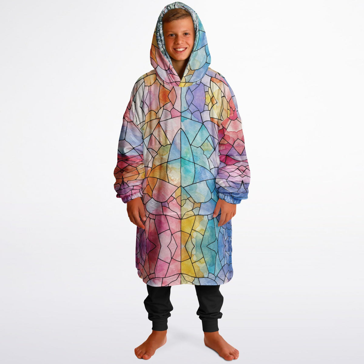 Powder Mountain, Utah Ski Resort Map Youth Reversible Snug Hoodie