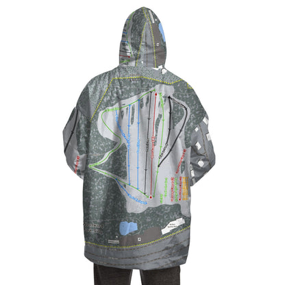 Woodward Park City, Utah Ski Trail Map - Snug Hoodie