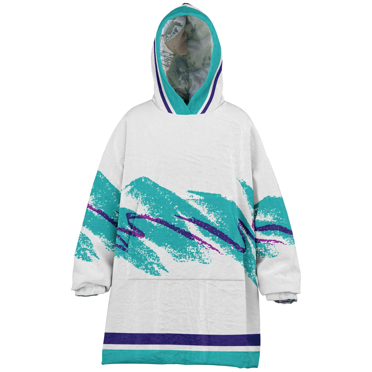 Powder Mountain, Utah Ski Resort Map Youth Reversible Snug Hoodie