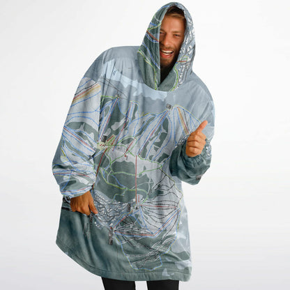 Falls Creek, Australia Ski Trail Map - Snug Hoodie - Powderaddicts