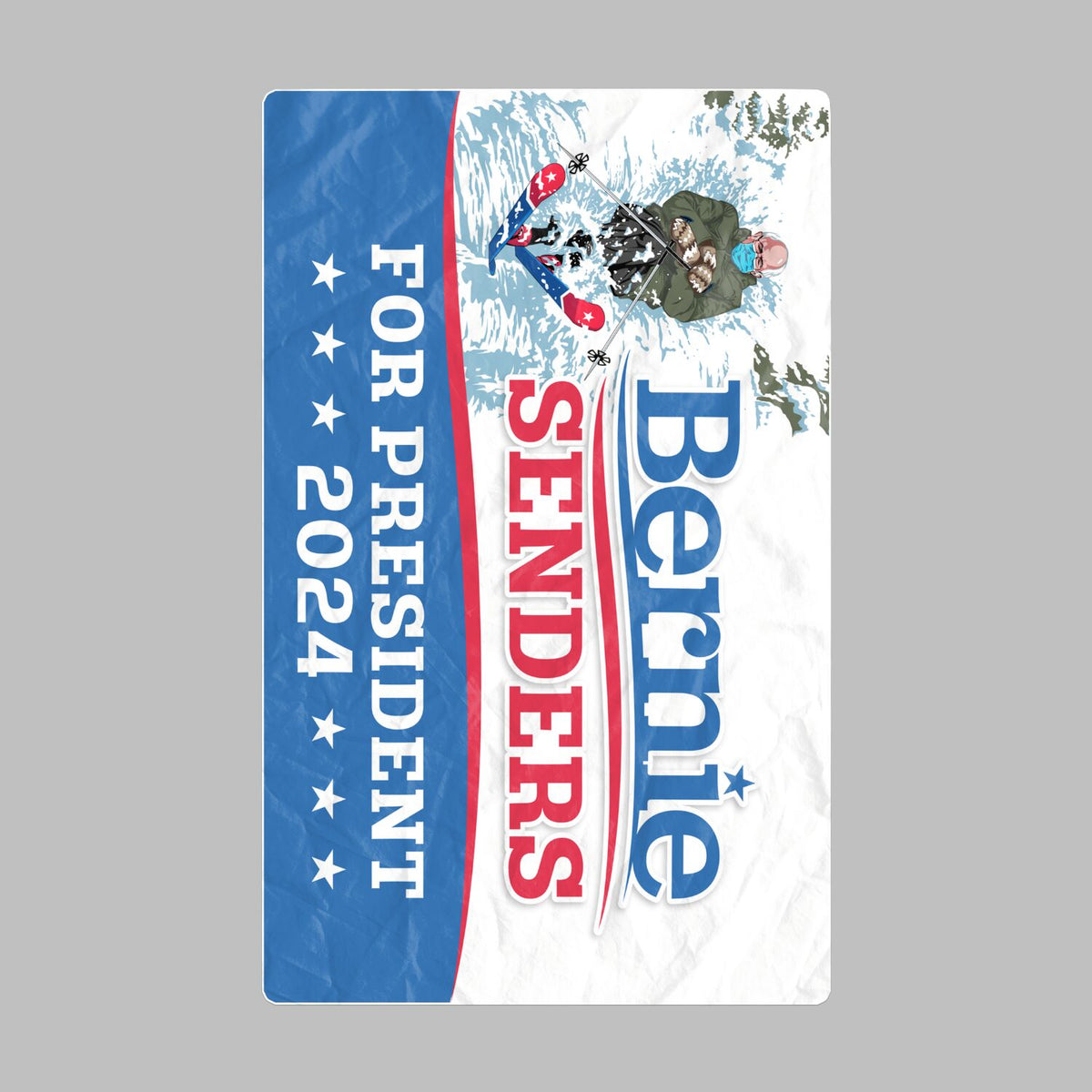 Bernie Senders For President Oversized Beach Towel - AOP