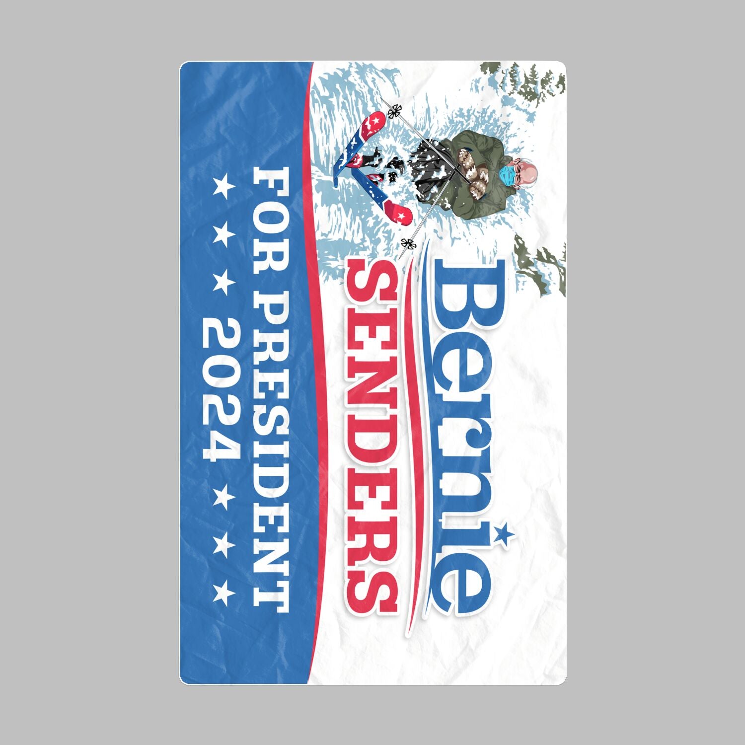 Bernie Senders For President Oversized Beach Towel - AOP