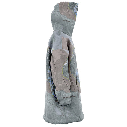 Brundage Mountain, Idaho Ski Trail Map - Snug Hoodie
