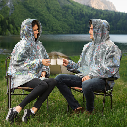 Solitude, Utah Ski Trail Map - Snug Hoodie