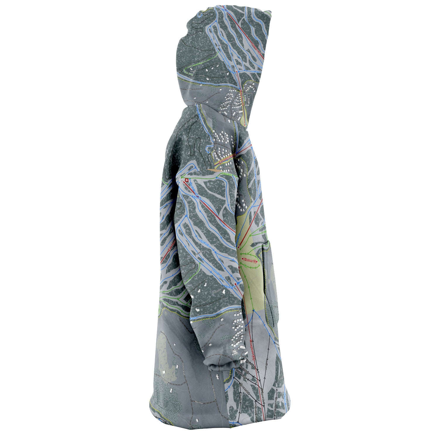 Granby Ranch, Colorado Ski Trail Map - Snug Hoodie