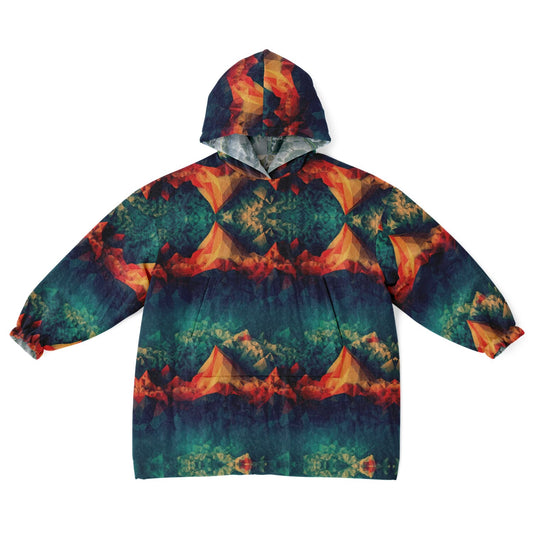 Powder Mountain, Utah Ski Resort Map Youth Reversible Snug Hoodie