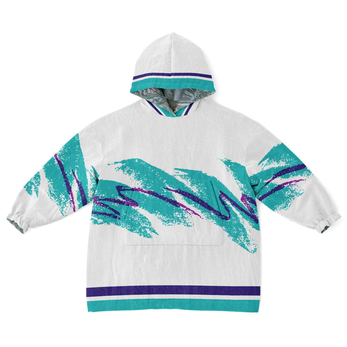 Powder Mountain, Utah Ski Resort Map Youth Reversible Snug Hoodie