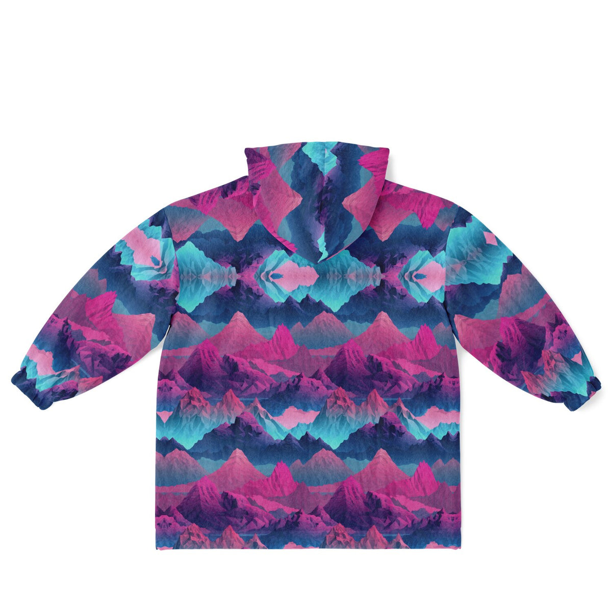 Powder Mountain, Utah Ski Resort Map Youth Reversible Snug Hoodie