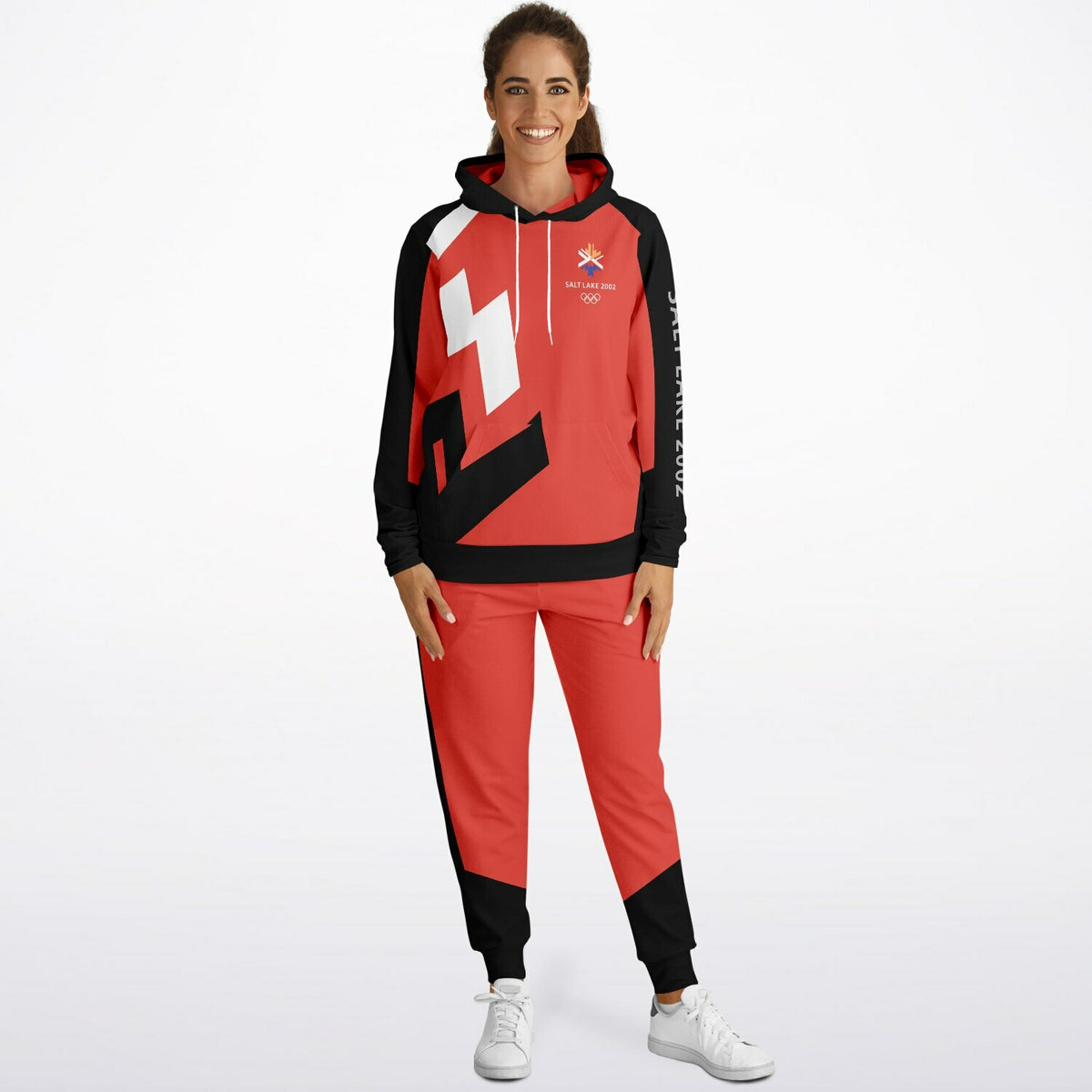 The Salt Lake 2002 Olympics Uniforms Hoodie & Jogger - Red