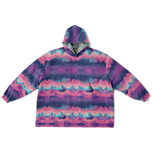 Powder Mountain, Utah Ski Resort Map Reversible Snug Hoodie