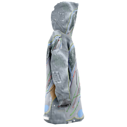 Mt Crescent, Iowa Ski Trail Map - Snug Hoodie