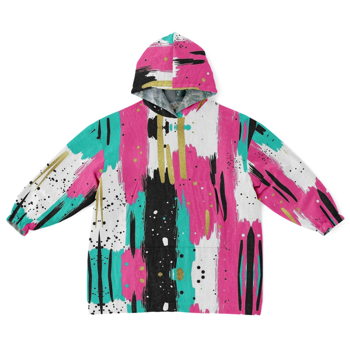 Powder Mountain, Utah Ski Resort Map Youth Reversible Snug Hoodie