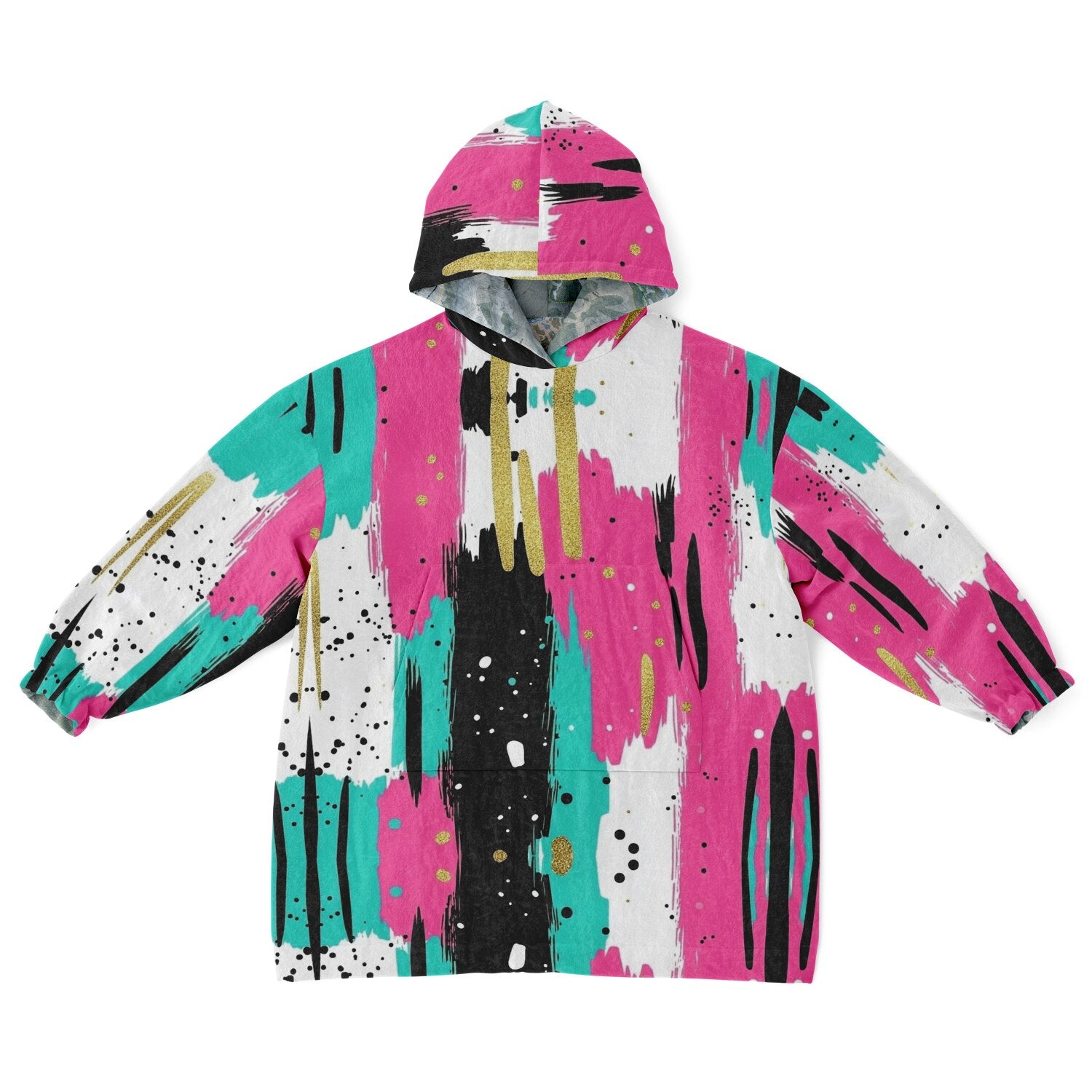 Powder Mountain, Utah Ski Resort Map Youth Reversible Snug Hoodie