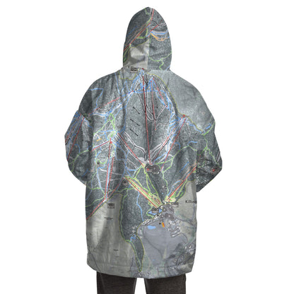 Killington, Vermont Ski Trail Map - Snug Hoodie