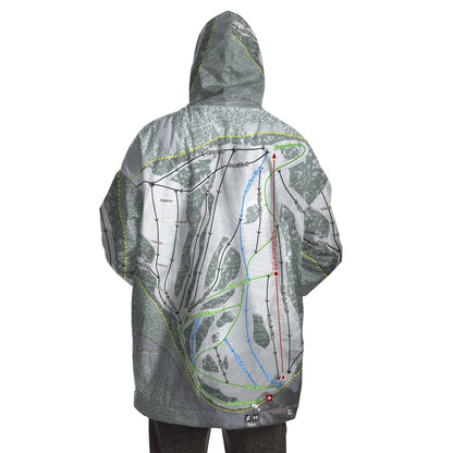 Warner Canyon, Oregon Ski Trail Map Snug Hoodie