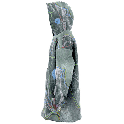Middlebury Snow Bowl, Vermont Ski Trail Map - Snug Hoodie