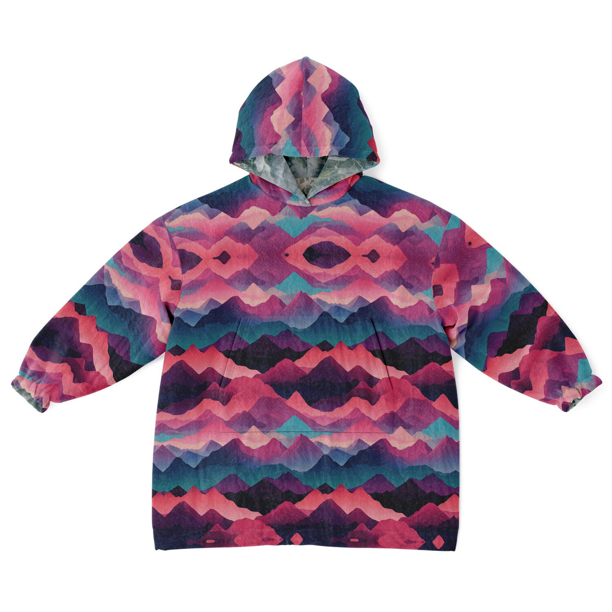 Powder Mountain, Utah Ski Resort Map Youth Reversible Snug Hoodie
