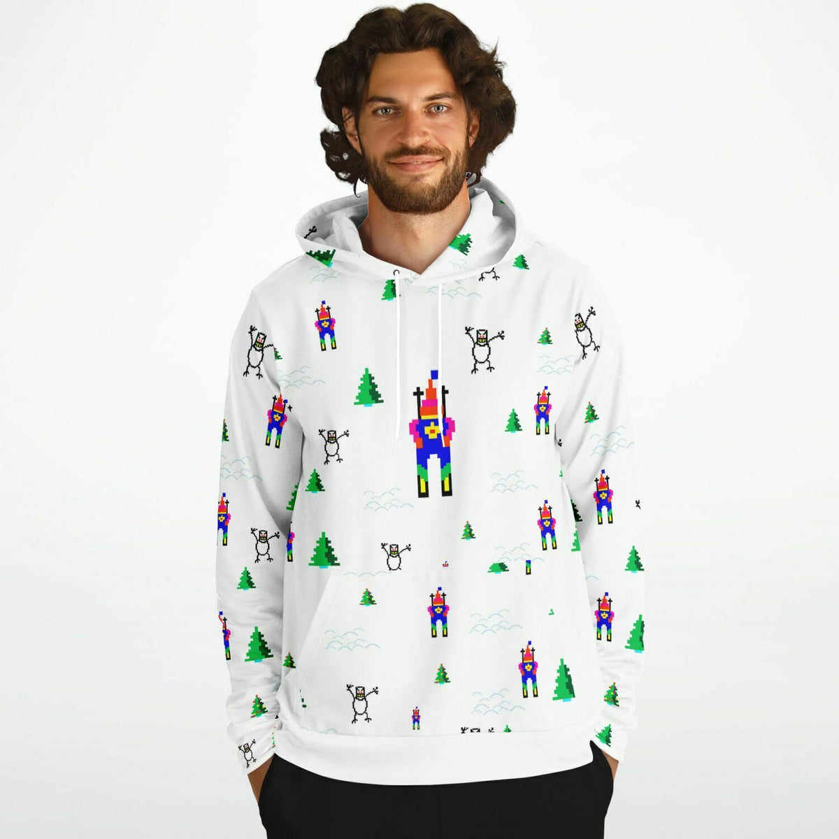 Ski Free Unisex Fashion Hoodie Set