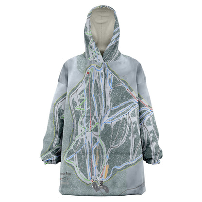 Teton Pass, Oregon Trail Map Snug Hoodie - Powderaddicts