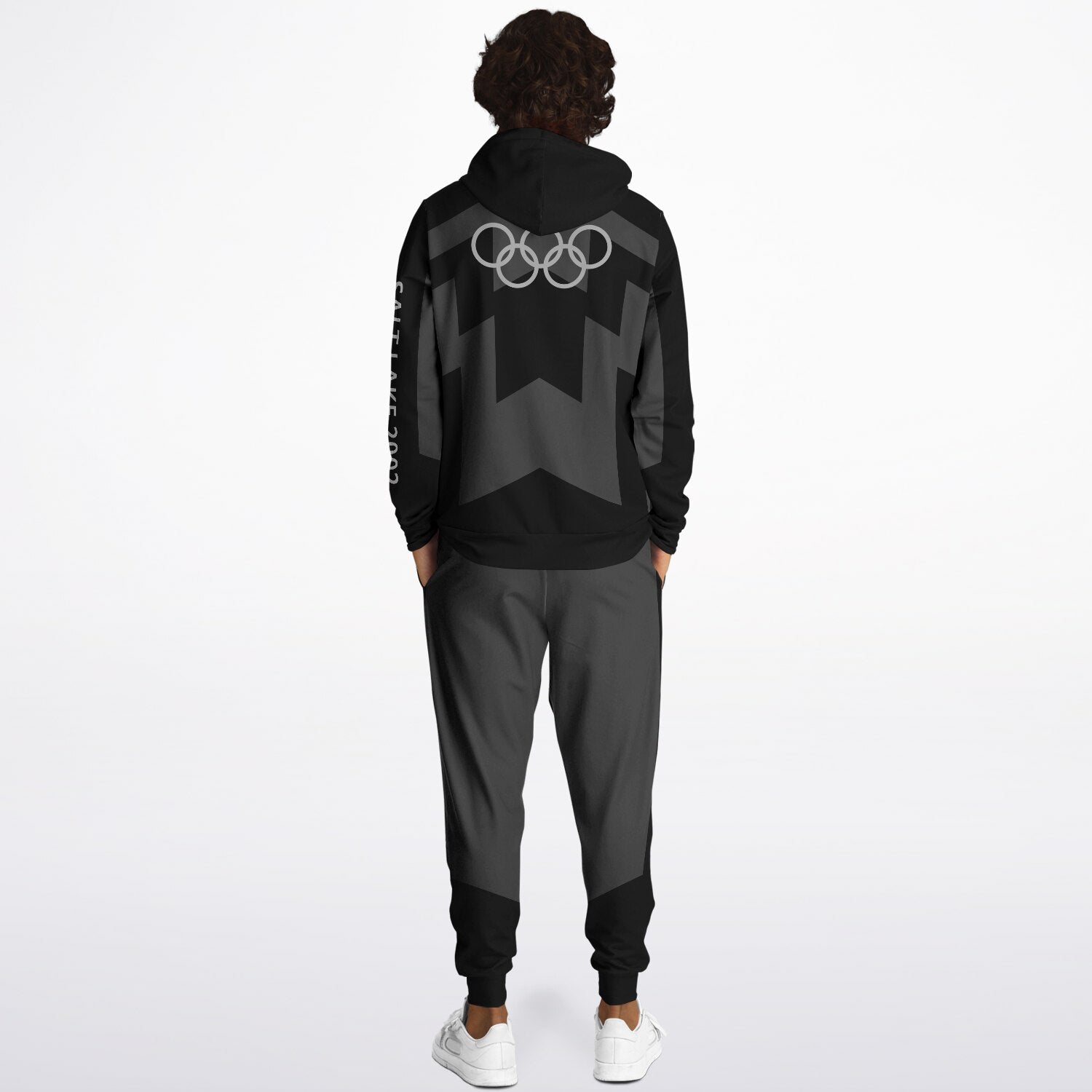 The Salt Lake 2002 Olympics Uniforms Hoodie & Jogger - Black - Powderaddicts