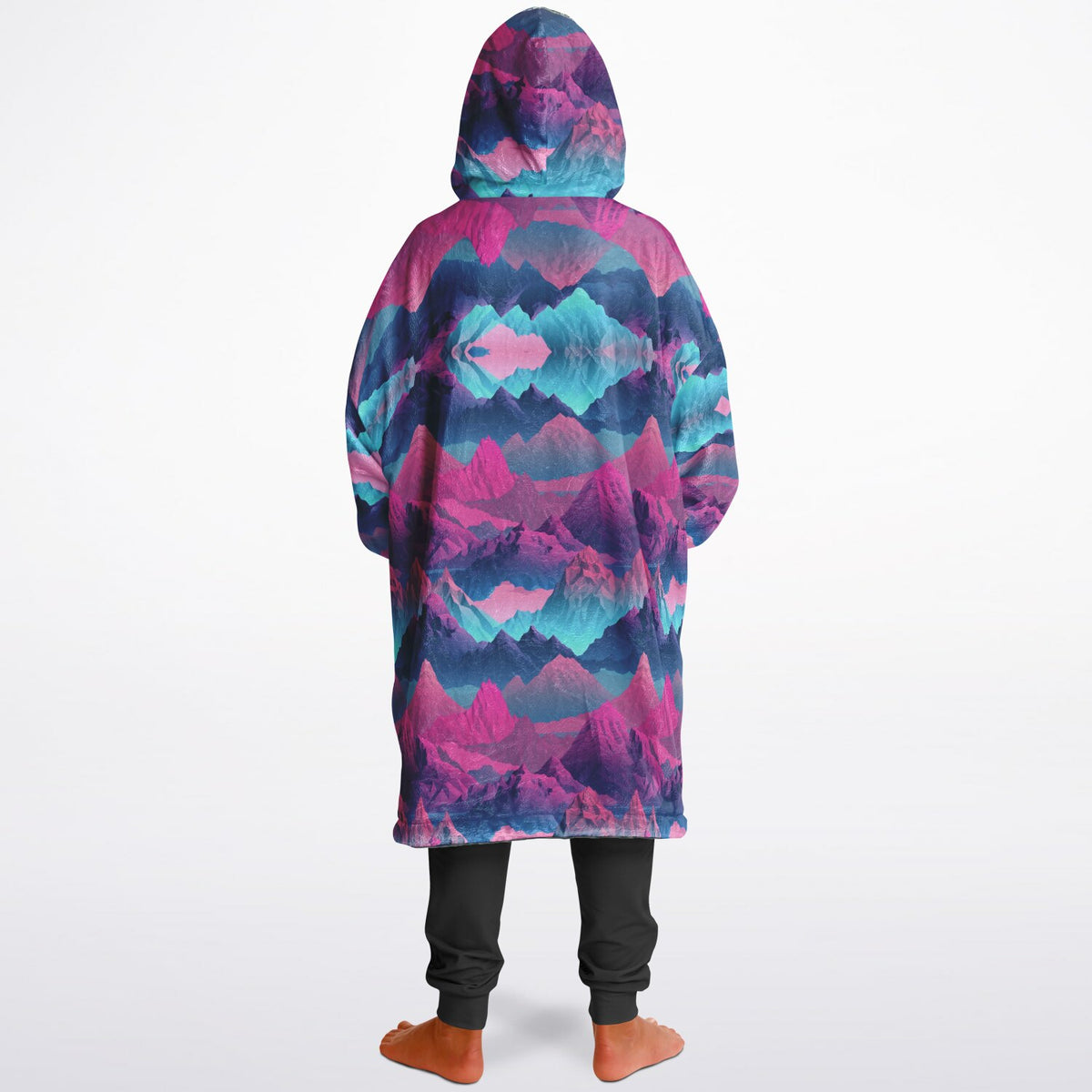 Powder Mountain, Utah Ski Resort Map Youth Reversible Snug Hoodie