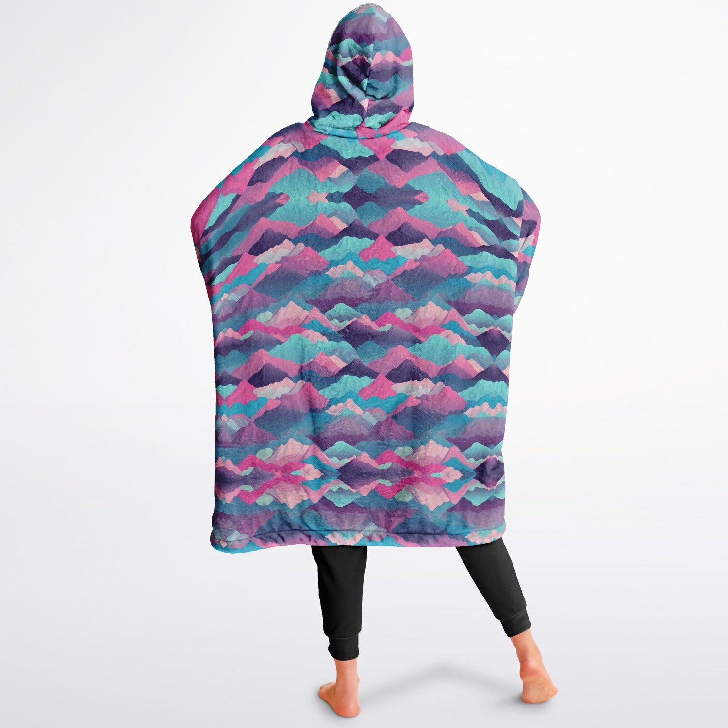 Powder Mountain, Utah Ski Resort Map Reversible Snug Hoodie