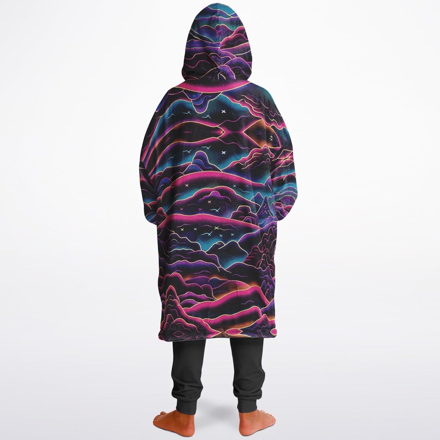 Powder Mountain, Utah Ski Resort Map Youth Reversible Snug Hoodie