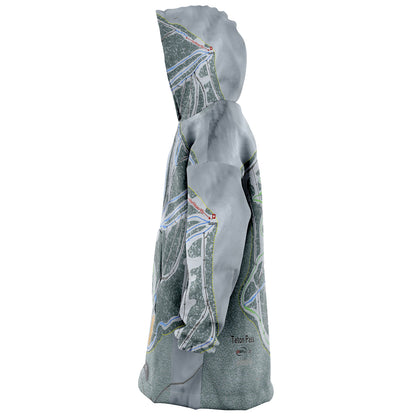 Teton Pass, Oregon Trail Map Snug Hoodie - Powderaddicts