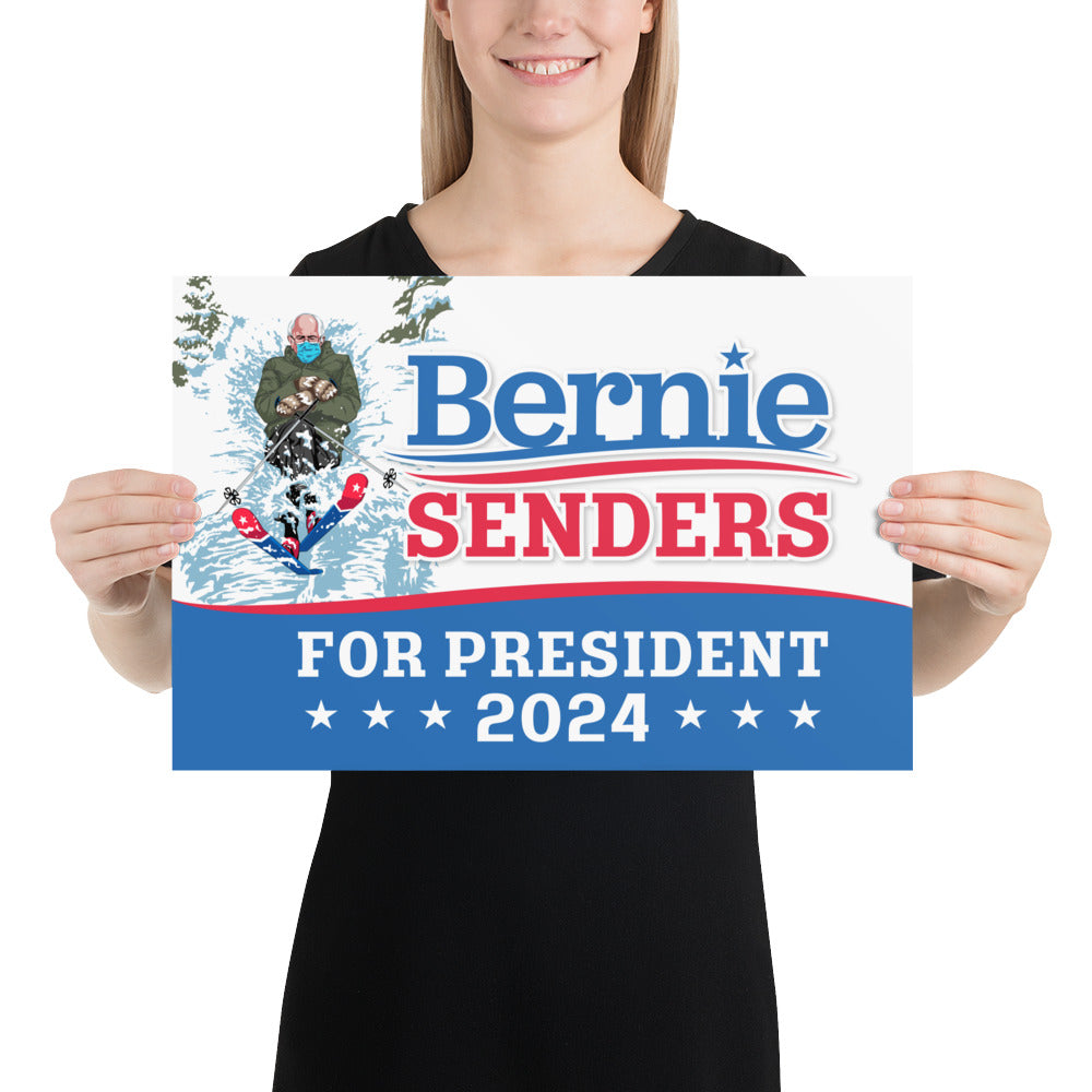Bernie Senders For President 2024 Poster - Powderaddicts
