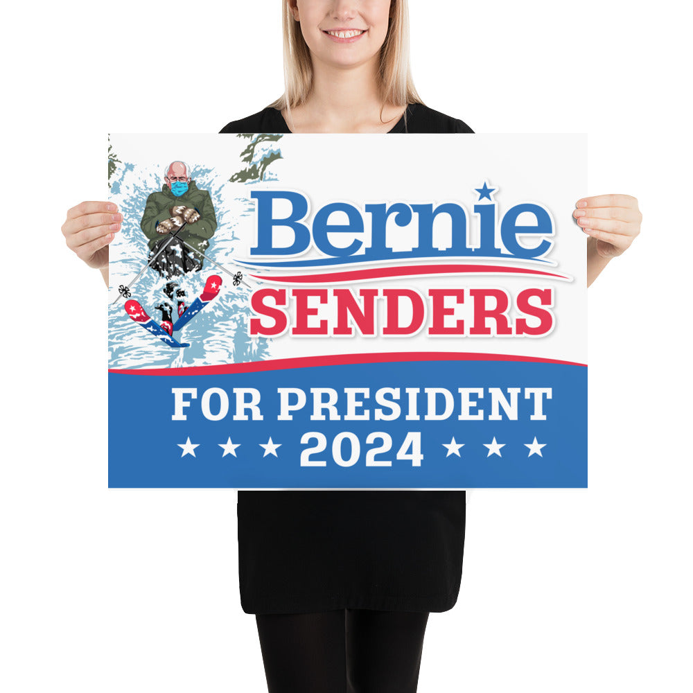 Bernie Senders For President 2024 Poster - Powderaddicts