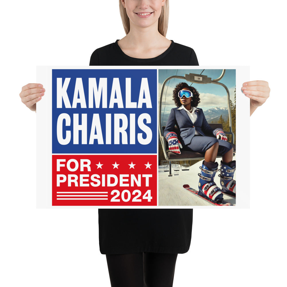 Kamala Chairis For President 2024 Poster