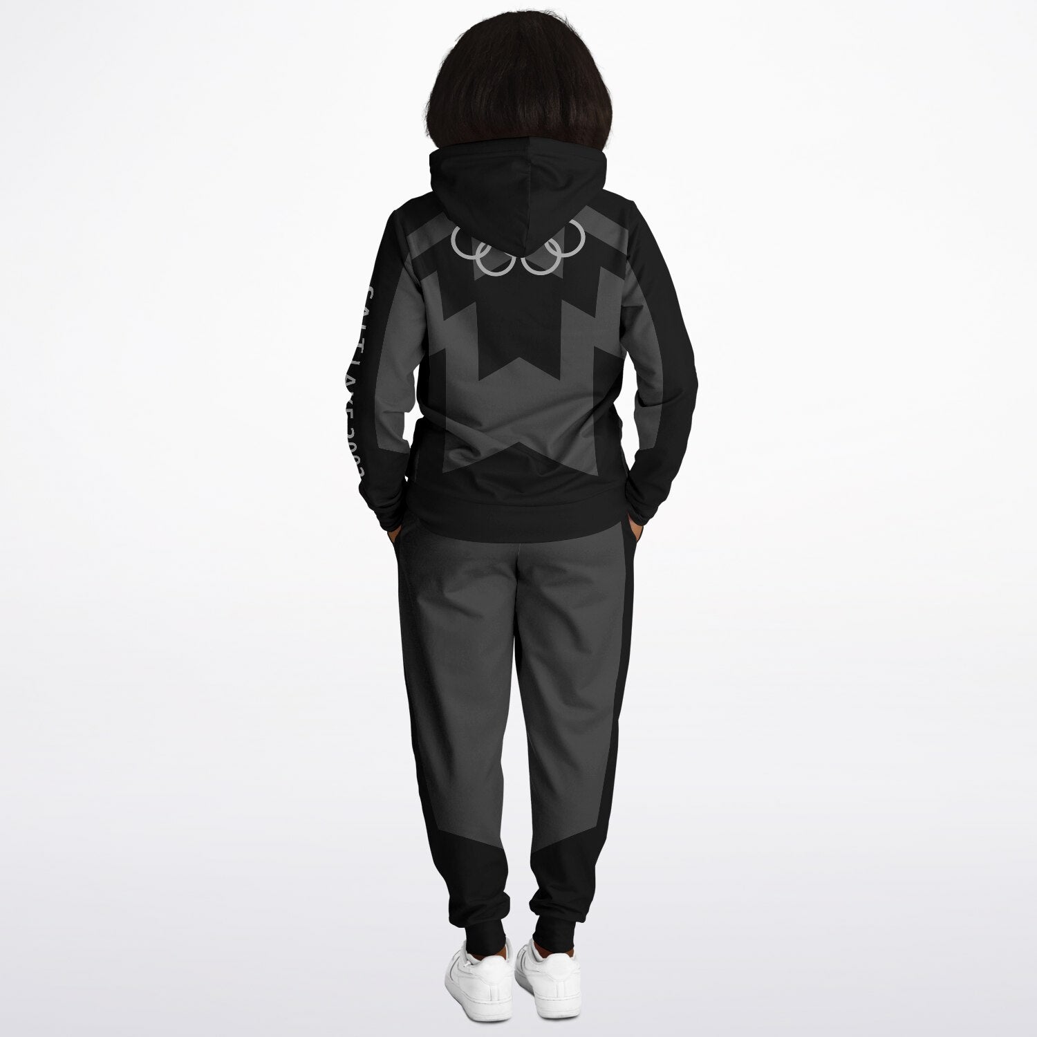 The Salt Lake 2002 Olympics Uniforms Hoodie & Jogger - Black - Powderaddicts