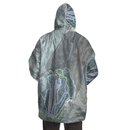 Moosehead Mountain, Maine Ski Trail Map - Snug Hoodie