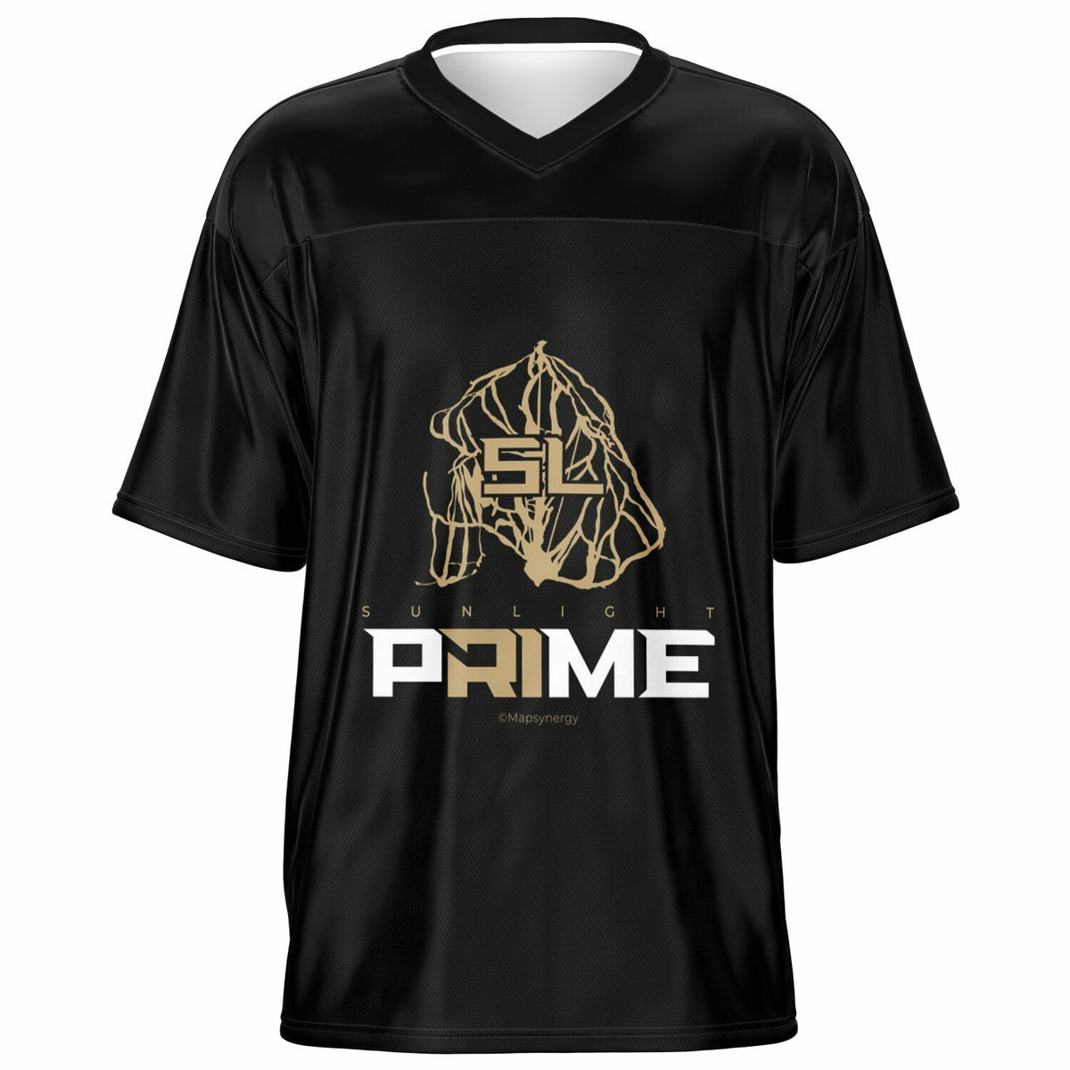 Prime Sunlight Mountain Resort, Colorado Ski Trail Map Football Jersey