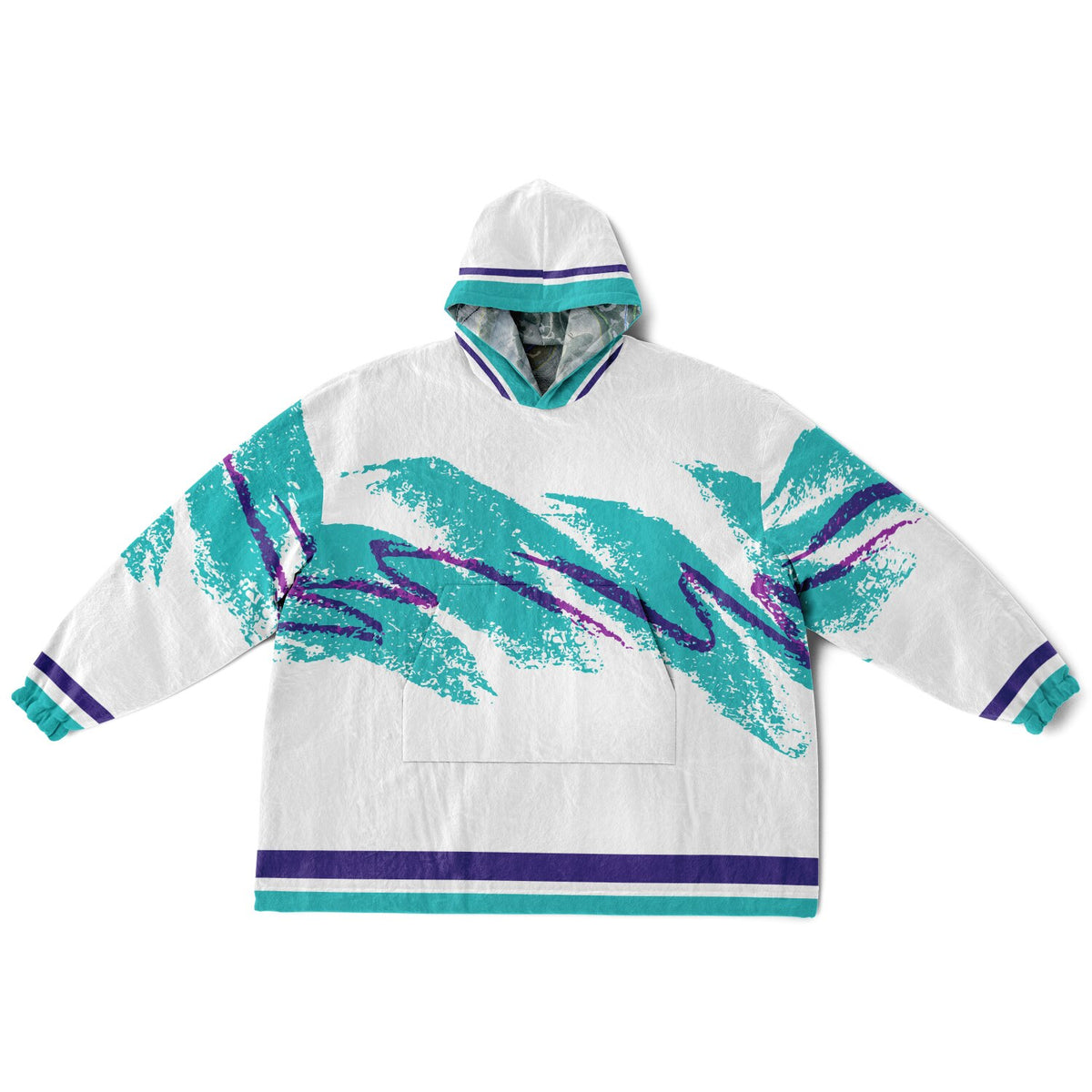 Powder Mountain, Utah Ski Resort Map Reversible Snug Hoodie