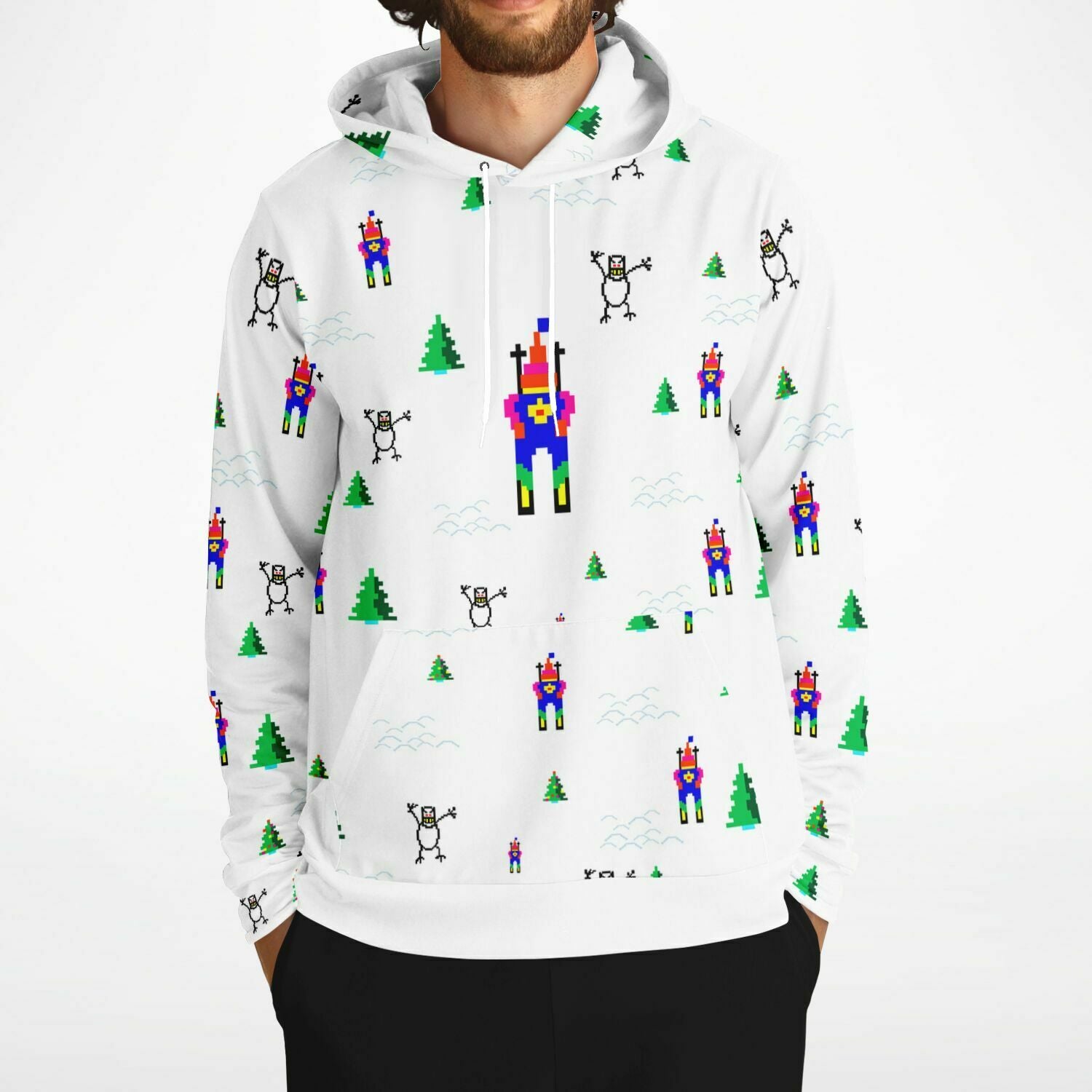 Ski Free Unisex Fashion Hoodie Set