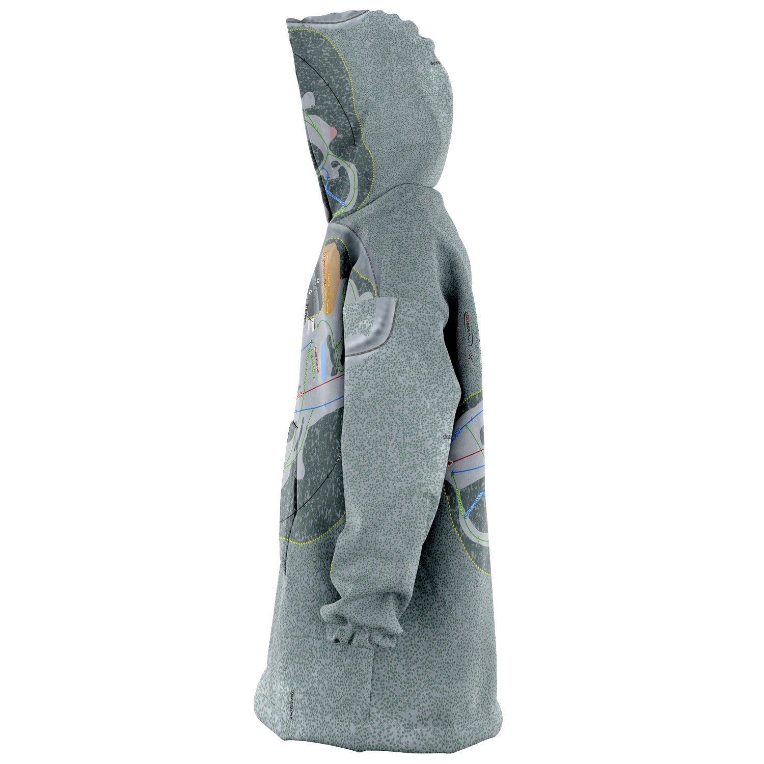 Echo Mountain, Colorado Ski Trail Map - Snug Hoodie