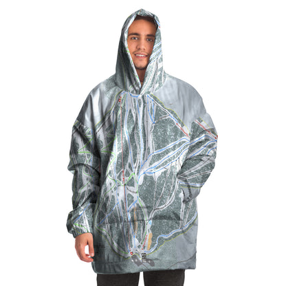 Teton Pass, Oregon Trail Map Snug Hoodie - Powderaddicts