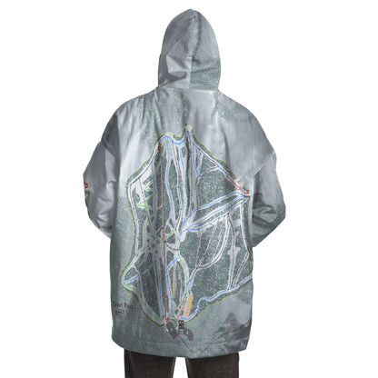 Teton Pass, Oregon Trail Map Snug Hoodie - Powderaddicts