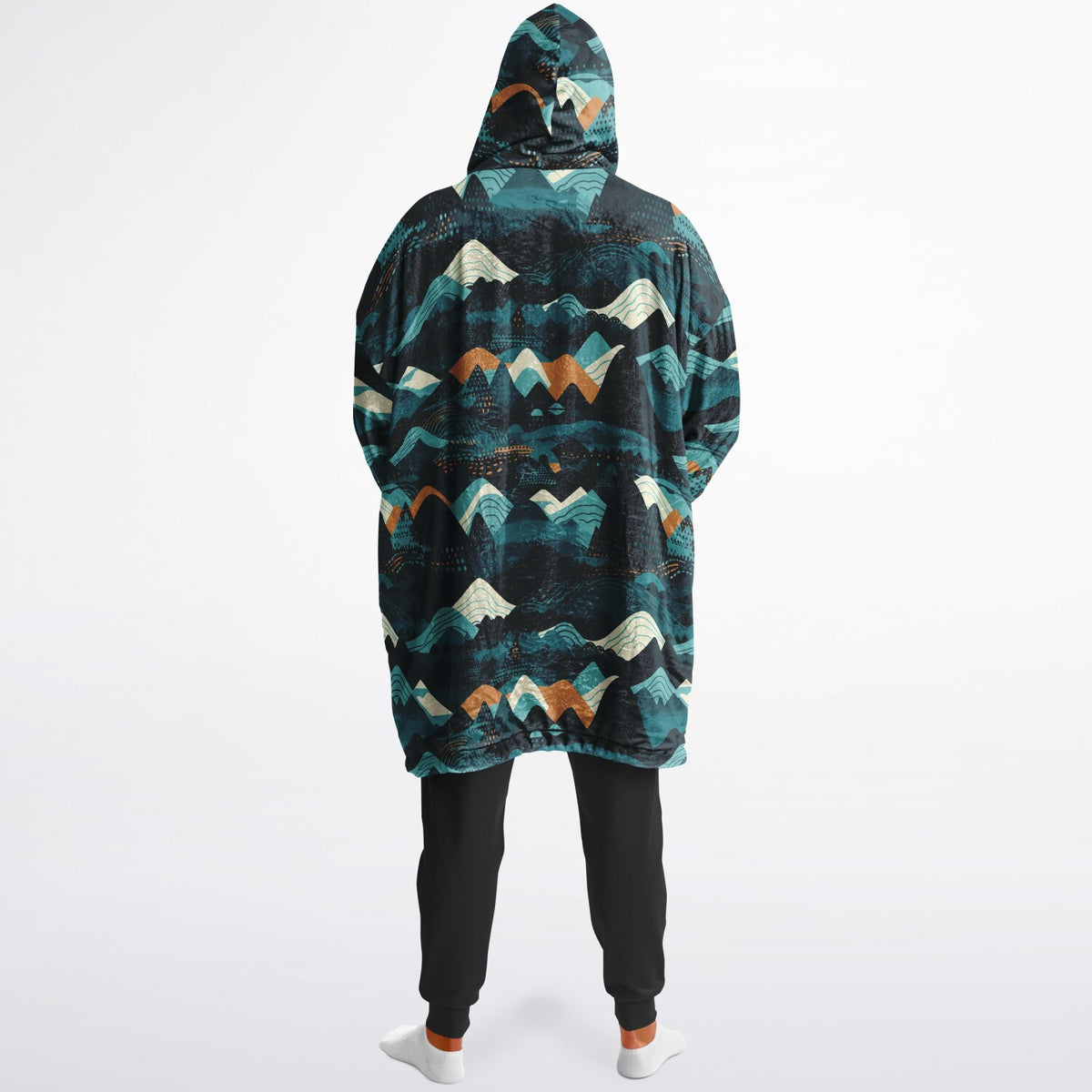 Waterville Valley, New Hampshire Ski Resort Map Reversible Snug Hoodie