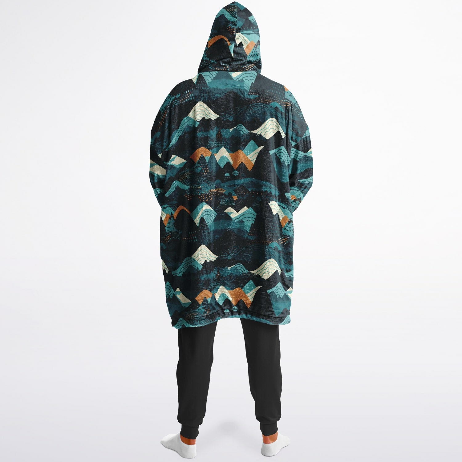 Waterville Valley, New Hampshire Ski Resort Map Reversible Snug Hoodie