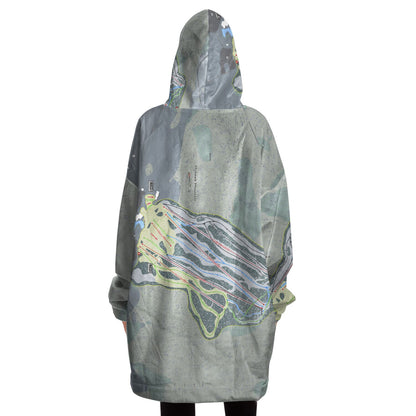 Mohawk Mountain, Connecticut Ski Trail Map - Snug Hoodie
