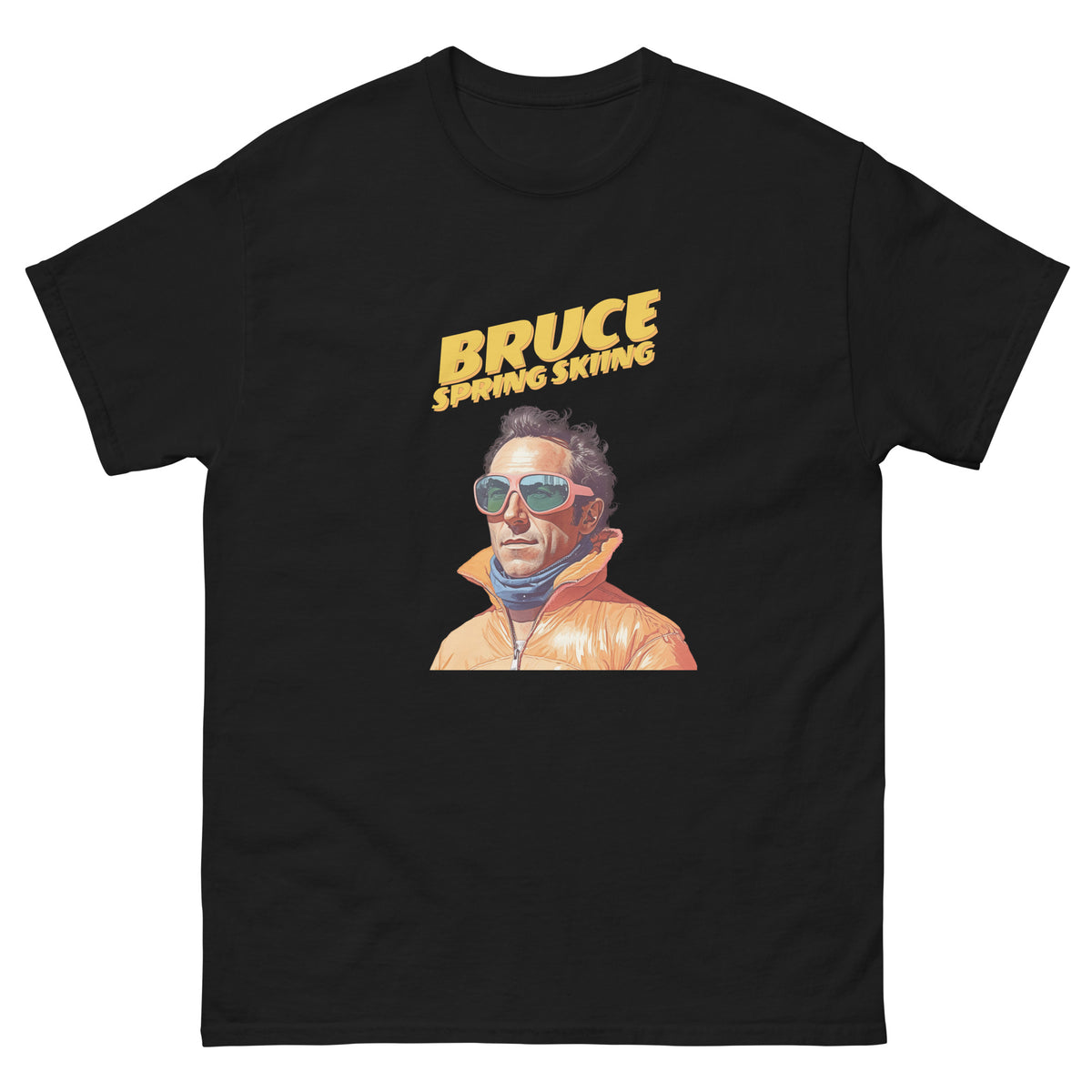 Bruce Spring Skiing Men's classic tee