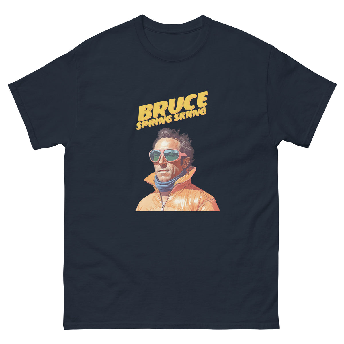 Bruce Spring Skiing Men's classic tee