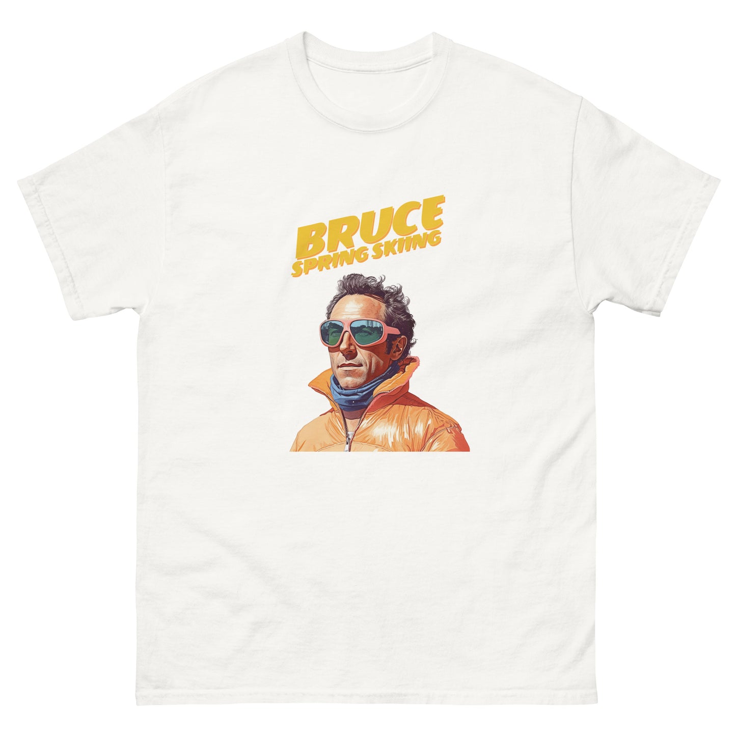Bruce Spring Skiing Men's classic tee