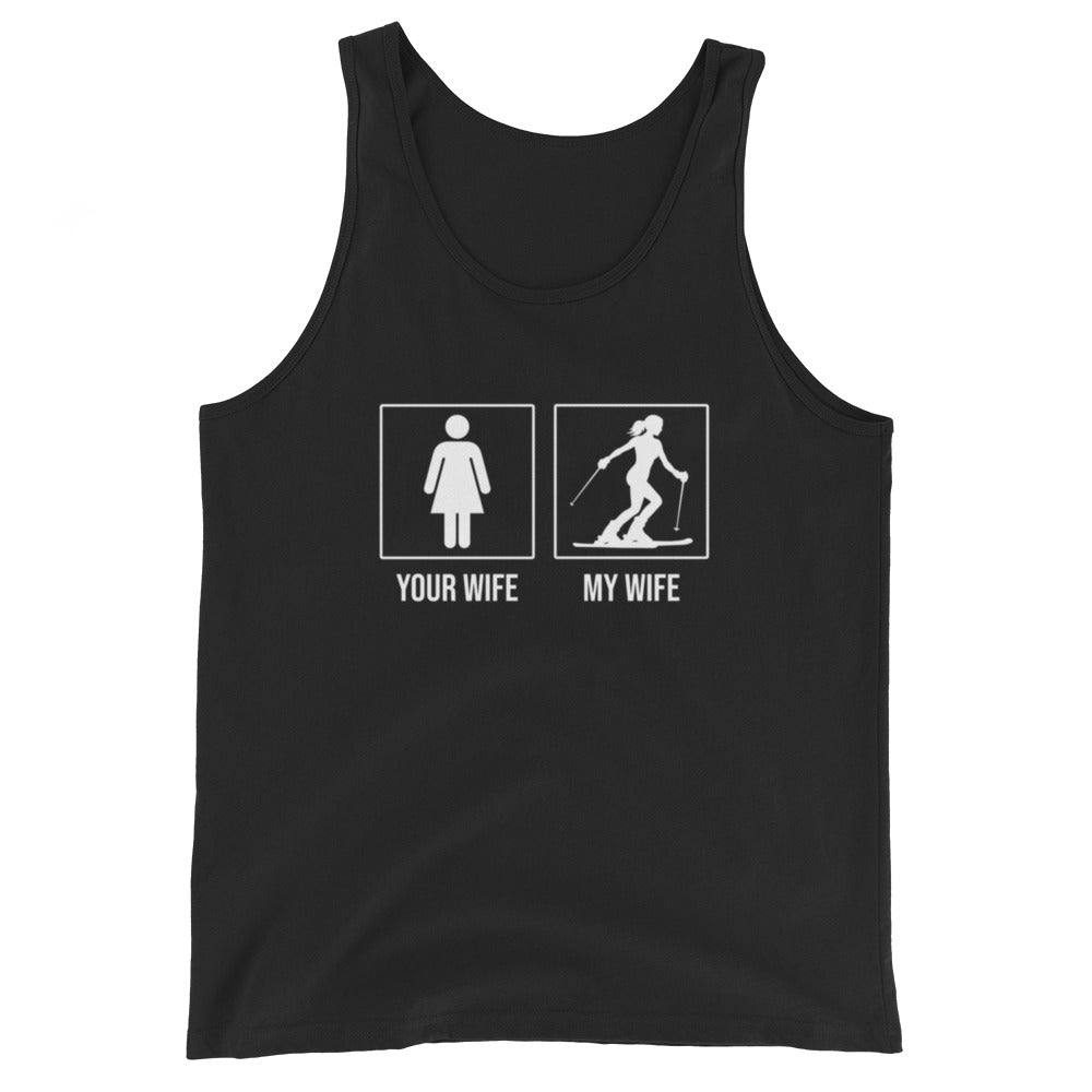 Your Wife/My Wife (Skiing) Men's Tank Top