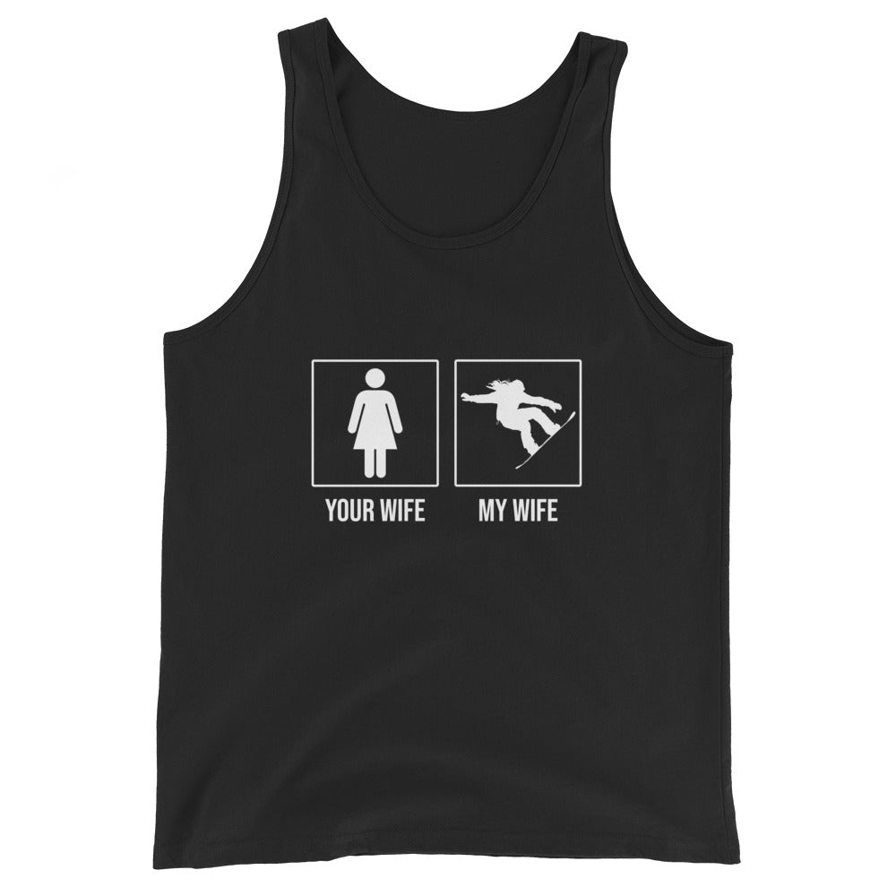 Your Wife/My Wife (Snowboarding) Men's Tank Top