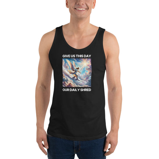 Give Us This Day Our Daily Shred (Skiing) Men's Tank Top