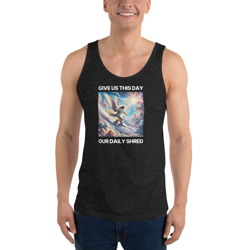 Give Us This Day Our Daily Shred (Skiing) Men's Tank Top