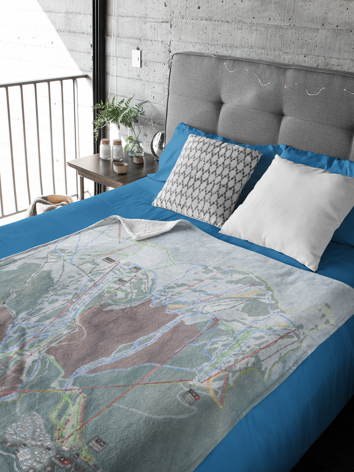 Thredbo, Australia Ski Resort Map XL Blanket